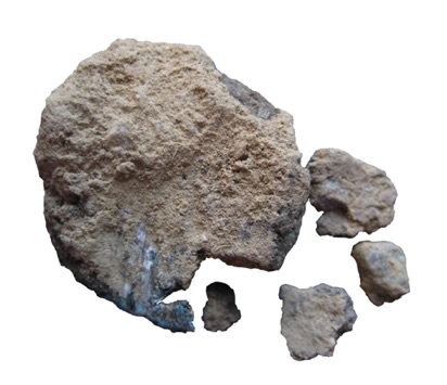 Bronsfragment av skivhuvudnål
till dräktnål.
SAU Bronsfragment av skivhuvudnål
till dräktnål.
SAU